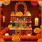 Wooden Día de los Muertos Celebration Altar Set