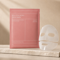 Mascarilla facial hidratante de biocolágeno
