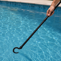 Pértiga de gancho para piscina