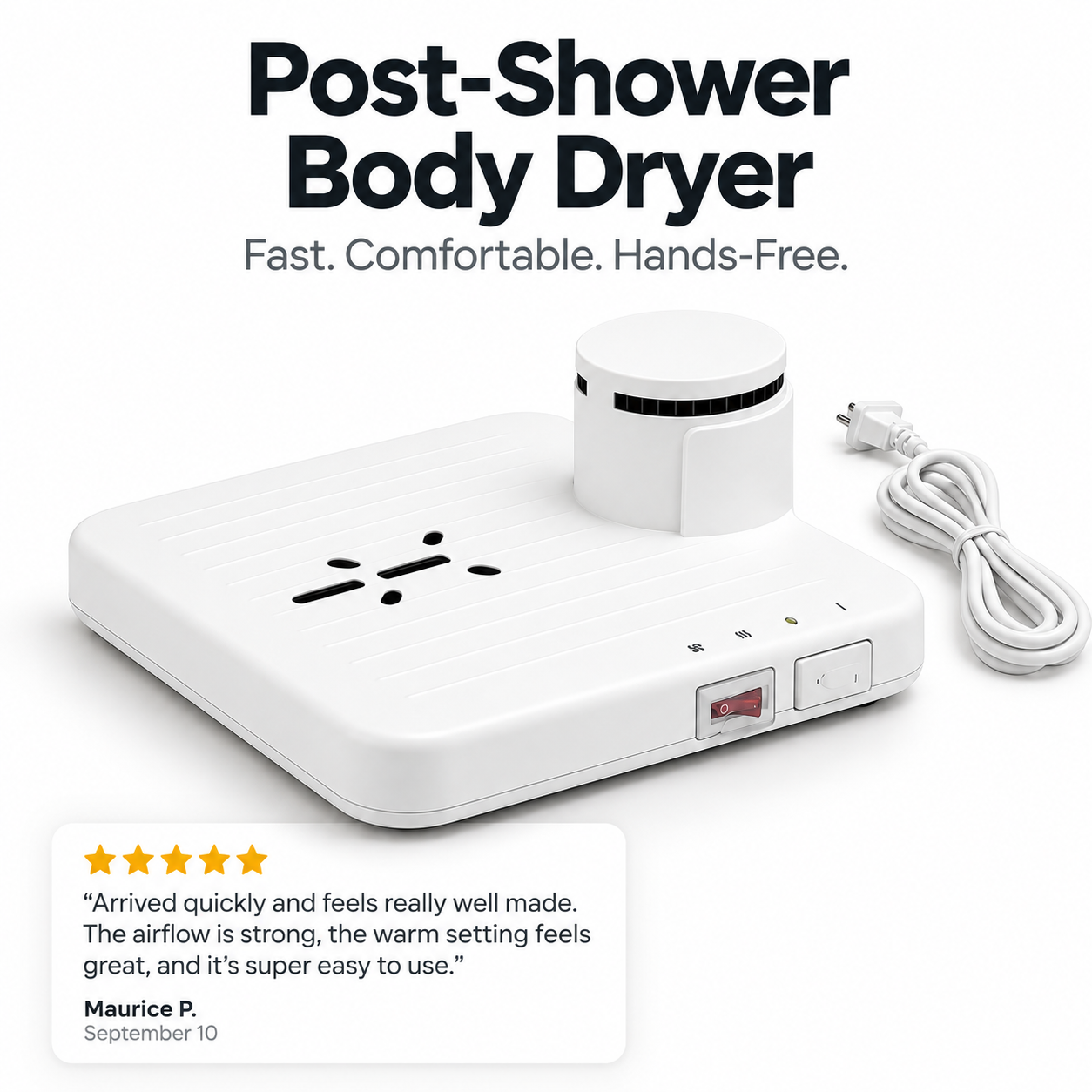 Hands-Free Body Dryer